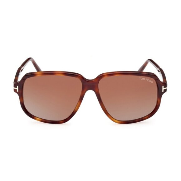 NEW TOM FORD OVERSIZED HAVANA BROWN SUNGLASSES